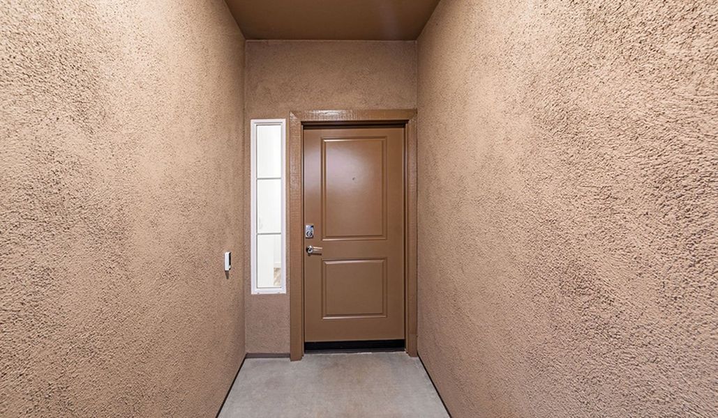 Representative exterior details of a home built from the Mariposa - C40M by D.R. Horton in Entrada Del Toro at Rancho Sahuarita, Sahuarita (Image 3).