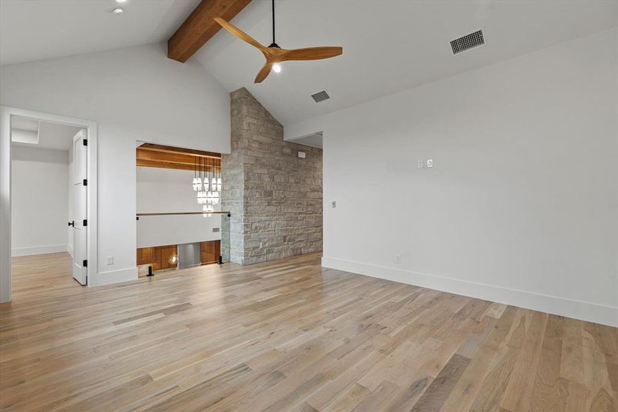 Spacious, unfurnished interior of a new home in , Heath (Image 25). Spacious, unfurnished interior of a new home in , Heath (Image 25).