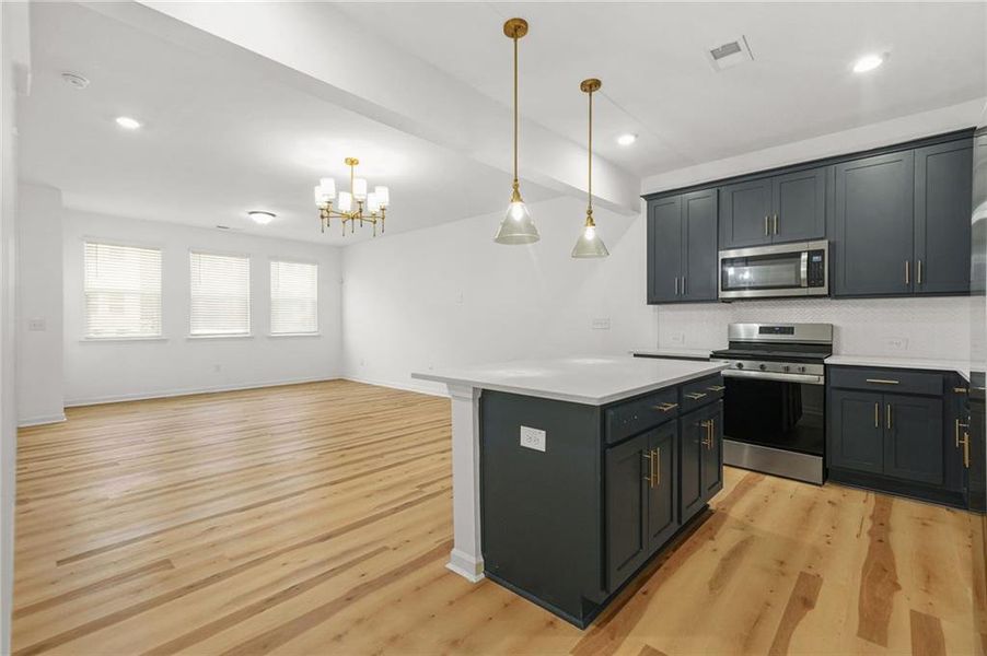 Furnished interior view inside a new home in , Atlanta (Image 8).