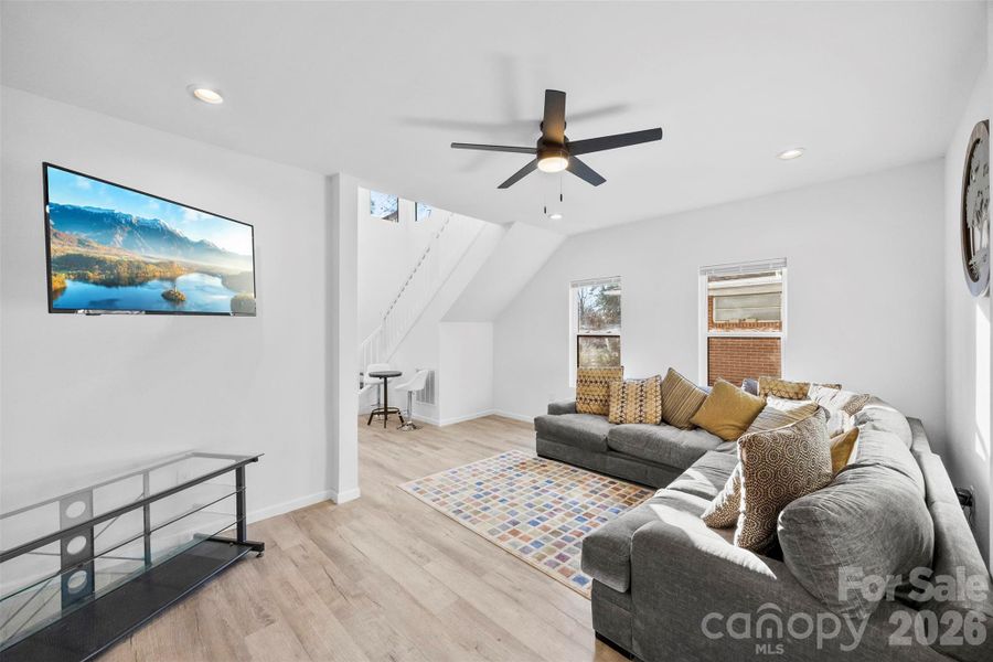 Furnished interior view inside a new home in , Charlotte (Image 38).