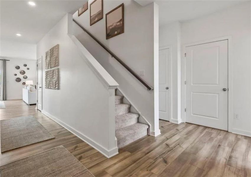 Furnished interior view inside a new home in Reserve at Gum Springs, Jefferson (Image 20).