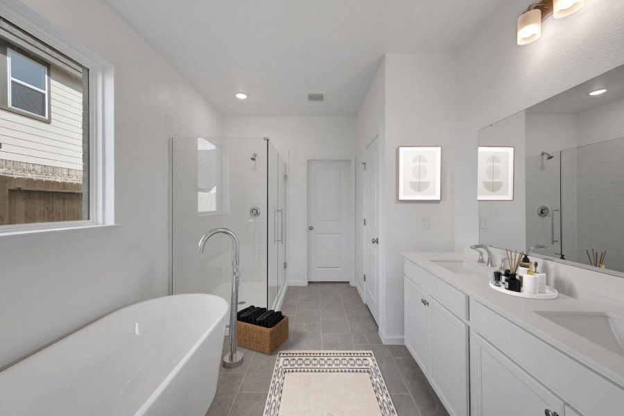 Spa-like primary bath Spa-like primary bath