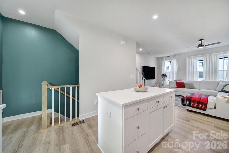 Furnished interior view inside a new home in , Charlotte (Image 10). Furnished interior view inside a new home in , Charlotte (Image 10).