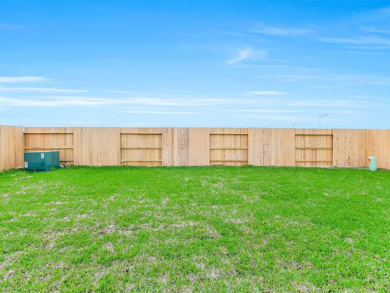 Exterior details and patio area of a home in Emberly, Beasley (Image 28).