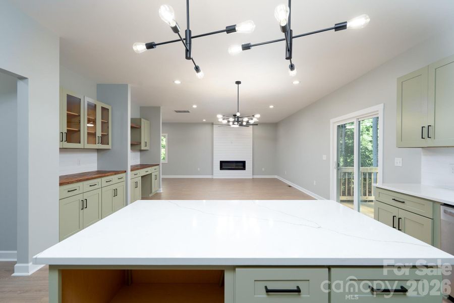 Furnished interior view inside a new home in , Dallas (Image 10).