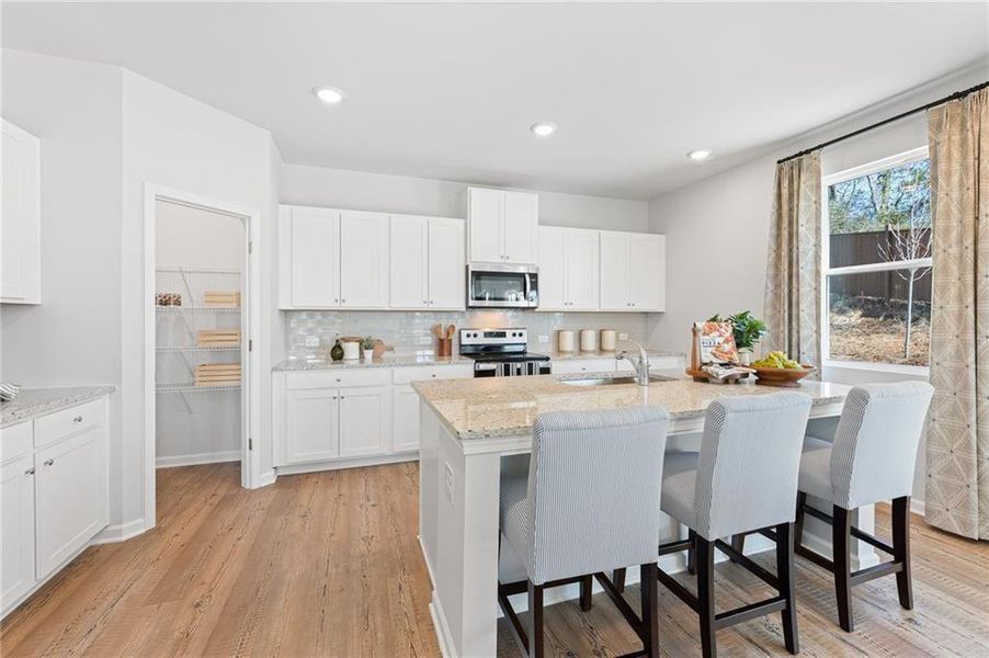 Furnished interior view inside a new home in Union Heights, Flowery Branch (Image 14).