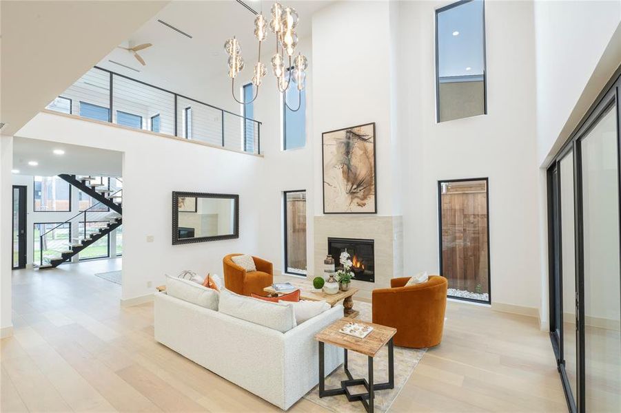 Furnished interior view inside a new home in , Dallas (Image 5).