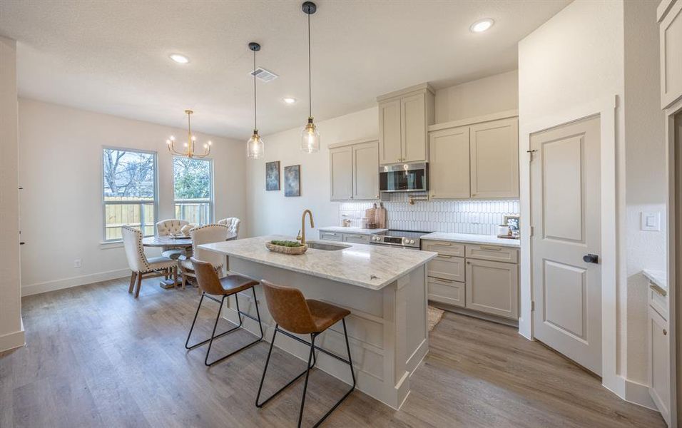 Furnished interior view inside a new home in , Fort Worth (Image 8).