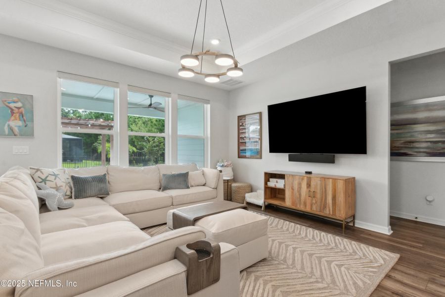 Furnished interior view inside a new home in , Yulee (Image 13). Furnished interior view inside a new home in , Yulee (Image 13).