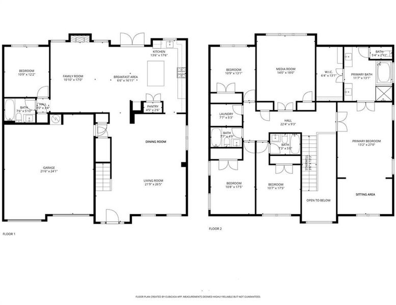2D floor plan layout of this home in , Marietta, GA (Image 2). 2D floor plan layout of this home in , Marietta, GA (Image 2).