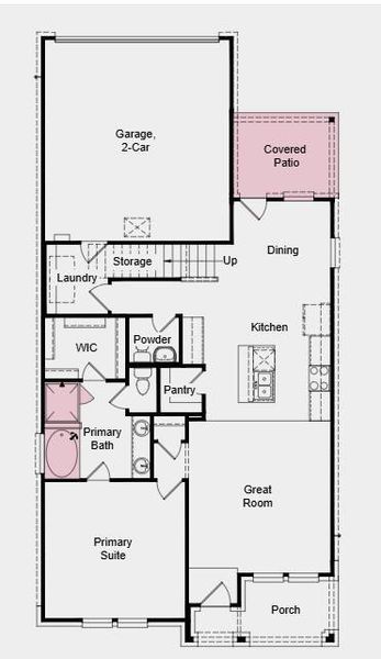 Structural upgrades include a tub in the primary bath and a covered outdoor living area.