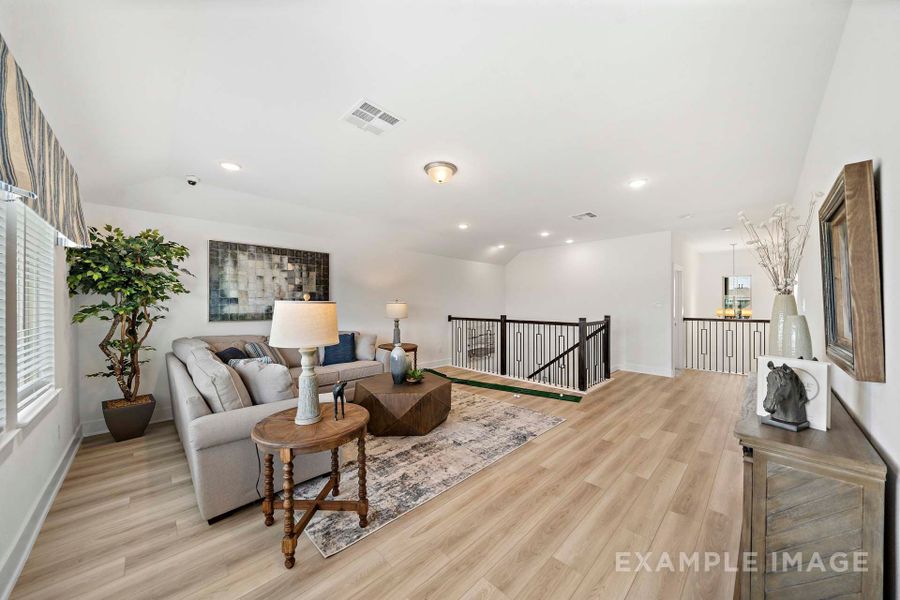 Representative furnished interior of a home built from the The Philip A with 3-Car Garage by Davidson Homes LLC in Lago Mar, Texas City (Image 14).