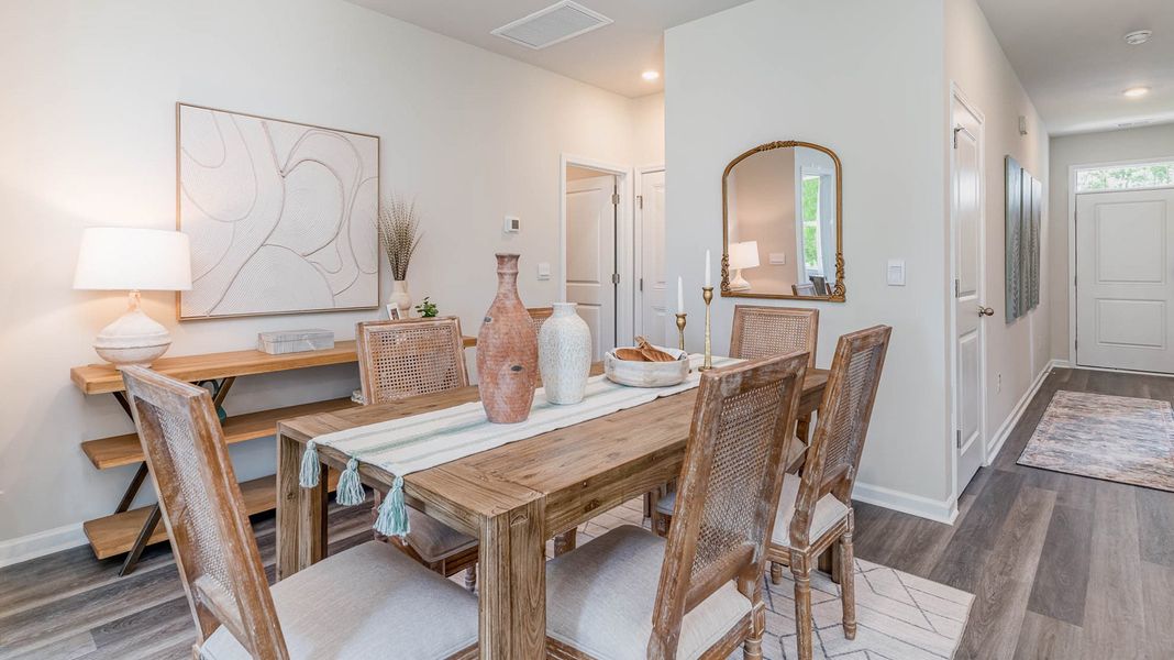 Representative furnished interior of a home built from the KENNER by D.R. Horton in Village Park, Oakland (Image 12).