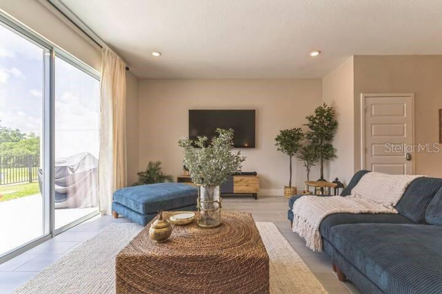 Furnished interior view inside a new home in , Reunion (Image 16).