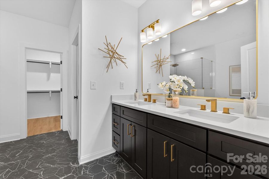 Furnished interior view inside a new home in , Charlotte (Image 28).