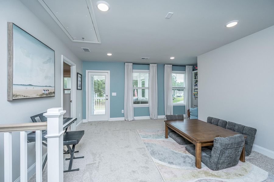 Furnished interior view inside a new home in Sea Island Preserve, Johns Island (Image 9).