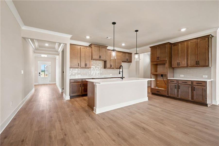 Furnished interior view inside a new home in Mallard’s Landing, Jefferson (Image 12).