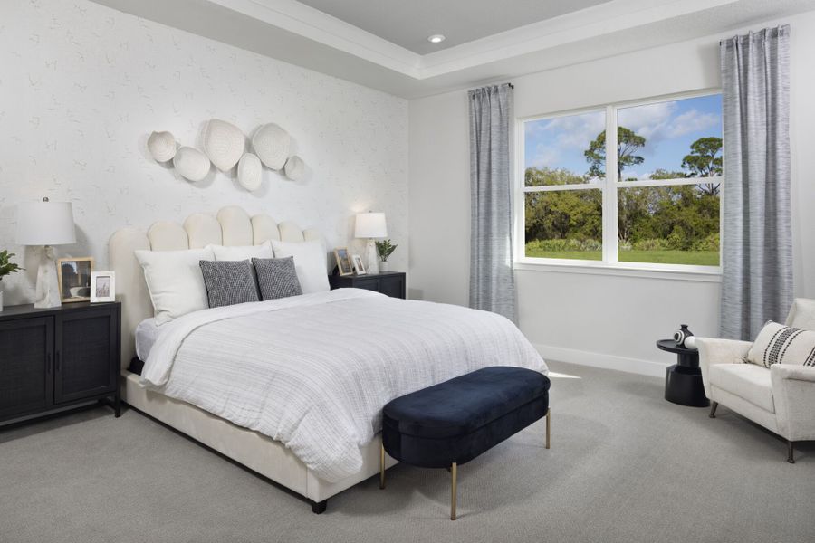 Representative furnished interior of a home built from the The Red Rock by Mattamy Homes in Windwater, Parrish (Image 11).