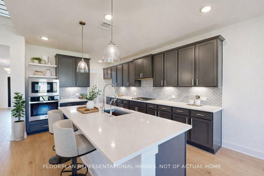 Furnished interior view inside a new home in Sorella, Tomball (Image 6). Furnished interior view inside a new home in Sorella, Tomball (Image 6).