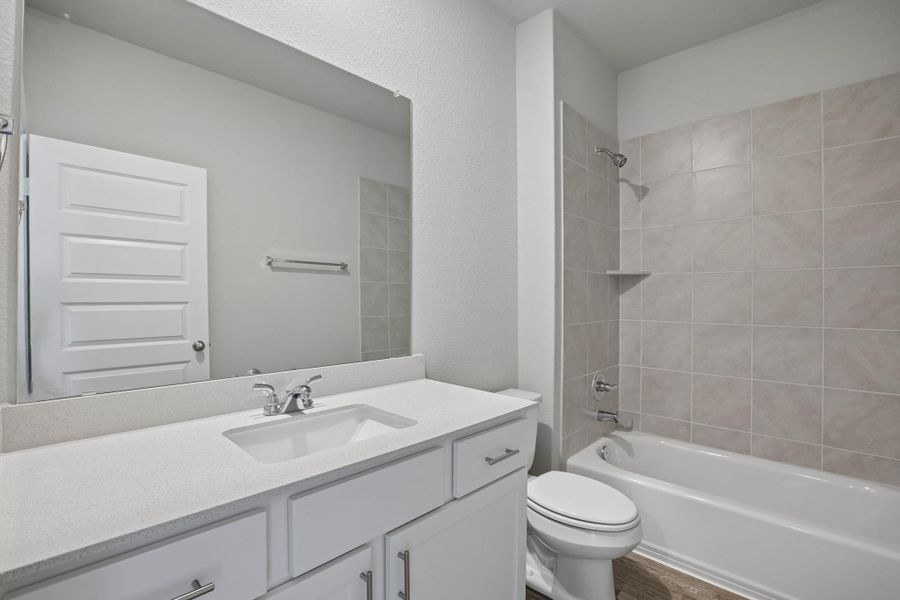Furnished interior view inside a new home in Cloverleaf, Austin (Image 12).