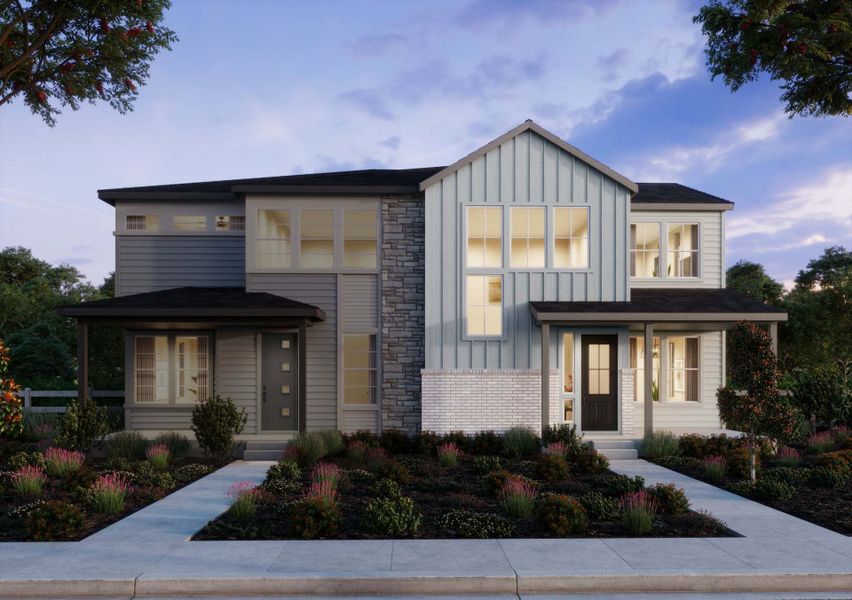 Duet Collection by Trumark Homes at Sterling Ranch | Plan 1 Colorado Farmhouse Duet Collection by Trumark Homes at Sterling Ranch | Plan 1 Colorado Farmhouse