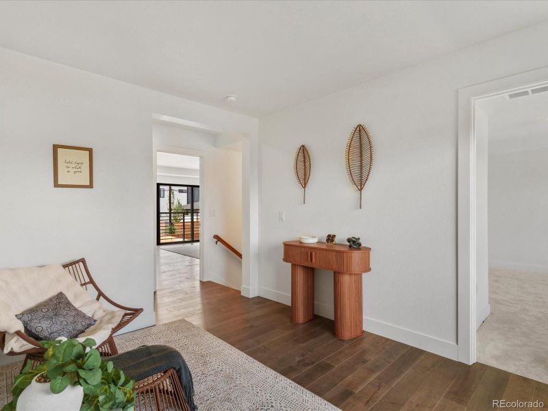 Furnished interior view inside a new home in , Denver (Image 14). Furnished interior view inside a new home in , Denver (Image 14).