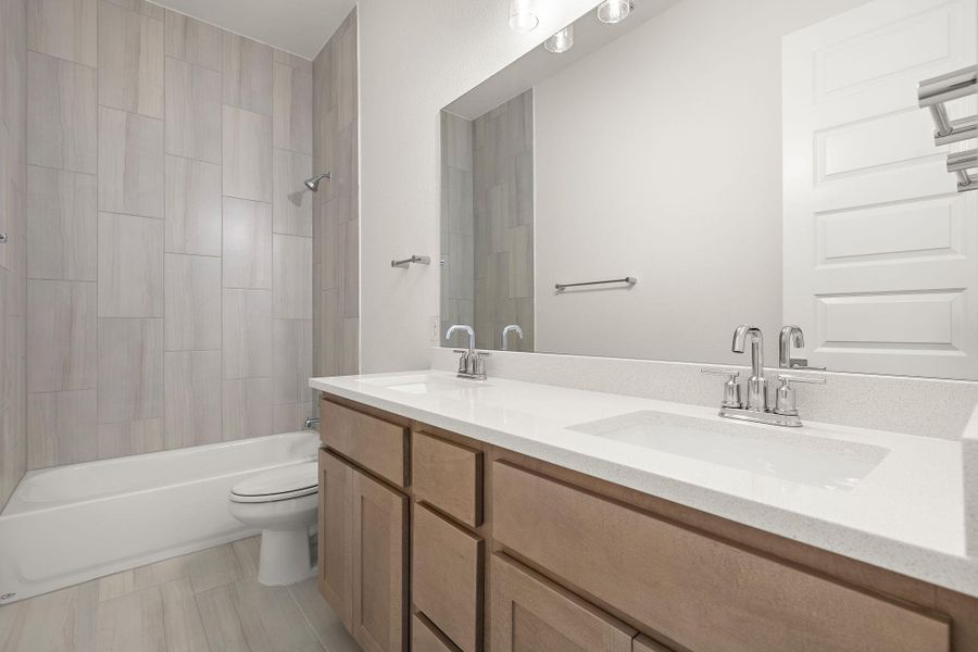 Furnished interior view inside a new home in , Pflugerville (Image 10).