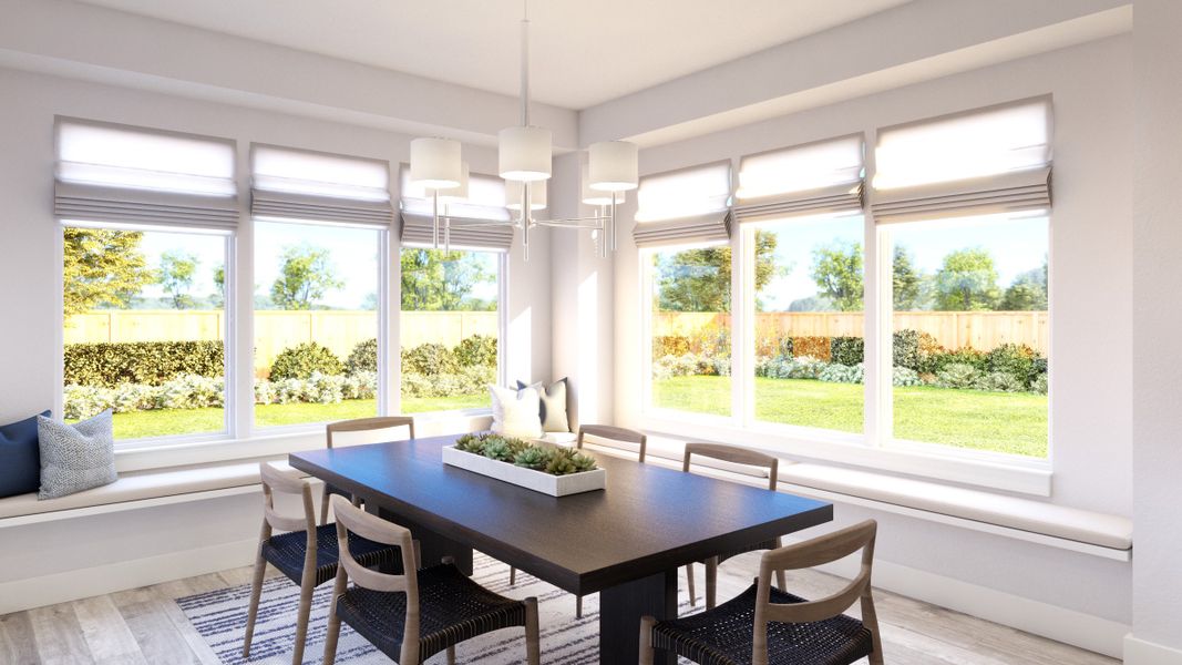 Representative furnished interior of a home built from the Madison II by Southgate Homes in Painted Tree 60' Series, McKinney (Image 16).