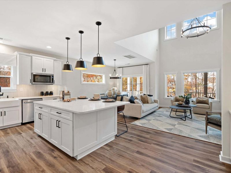 Classic Kitchen & Family Room