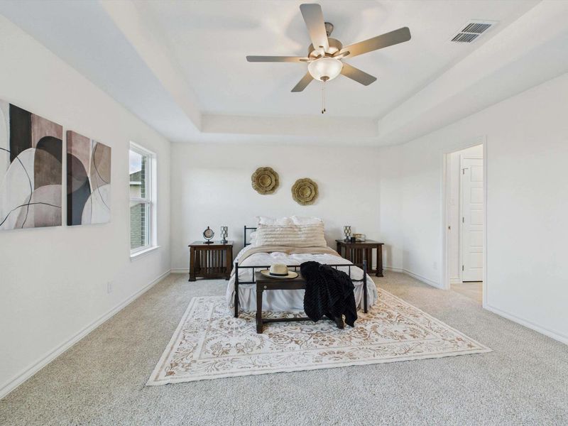 Representative furnished interior of a home built from the The Danbury I by Davidson Homes LLC in The Reserve at Potranco Oaks, Castroville (Image 9). Representative furnished interior of a home built from the The Danbury I by Davidson Homes LLC in The Reserve at Potranco Oaks, Castroville (Image 9).