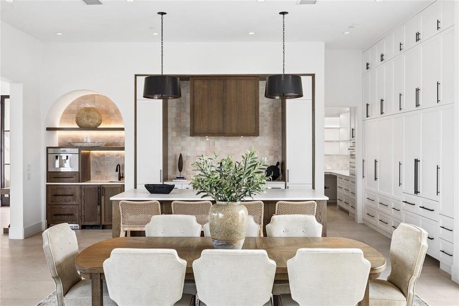 Furnished interior view inside a new home in Avadene at Las Colinas, Irving (Image 17).