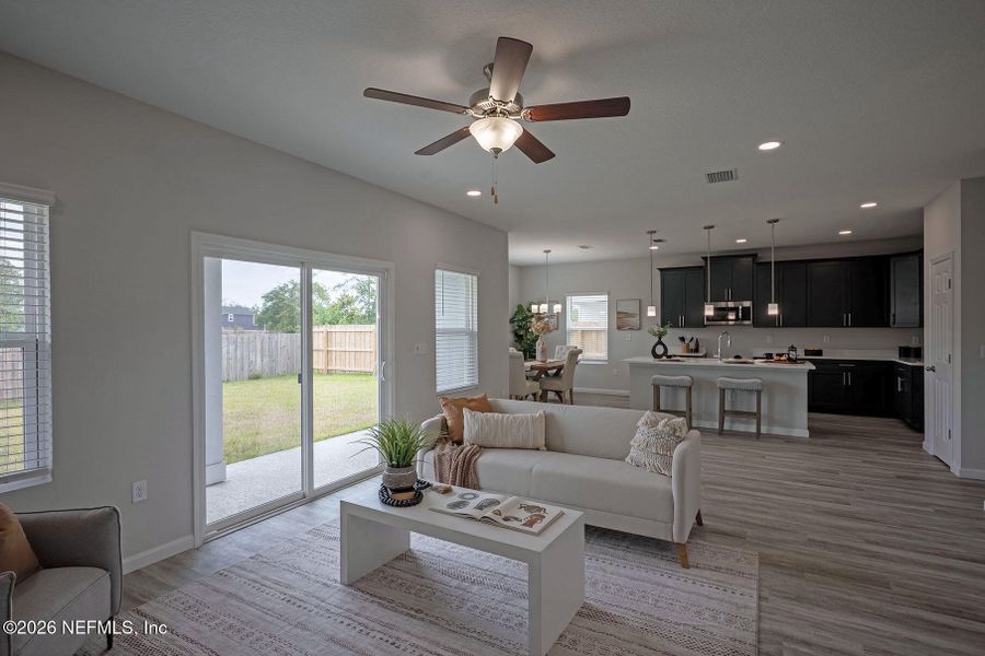 Furnished interior view inside a new home in , Jacksonville (Image 7).
