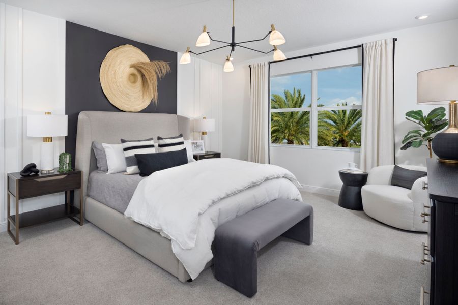 Representative furnished interior of a home built from the Dylan by Mattamy Homes in Avila, Jensen Beach (Image 10).