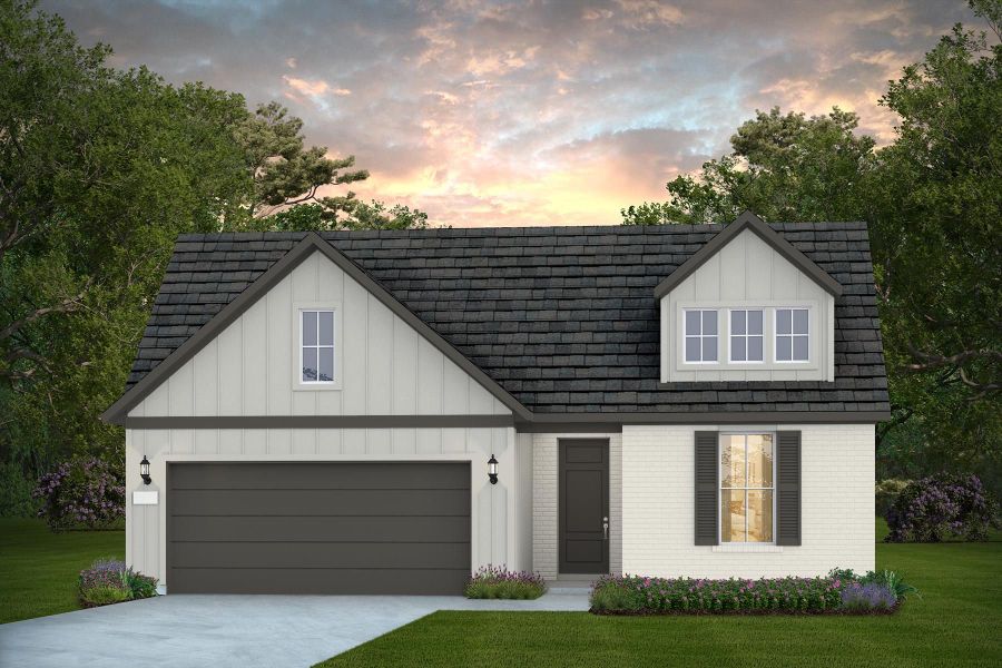 Representative exterior photo of a completed home built from the Prosperity by Del Webb in Sun City Texas, Georgetown, TX (Image 28). Representative exterior photo of a completed home built from the Prosperity by Del Webb in Sun City Texas, Georgetown, TX (Image 28).