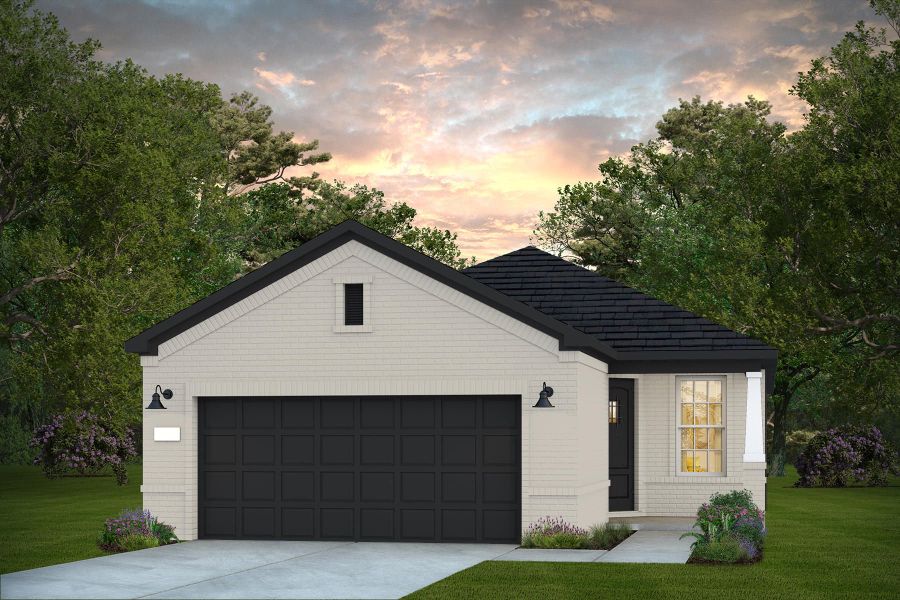 Representative exterior photo of a completed home built from the Contour by Del Webb in Del Webb Fulshear, Fulshear, TX (Image 28). Representative exterior photo of a completed home built from the Contour by Del Webb in Del Webb Fulshear, Fulshear, TX (Image 28).