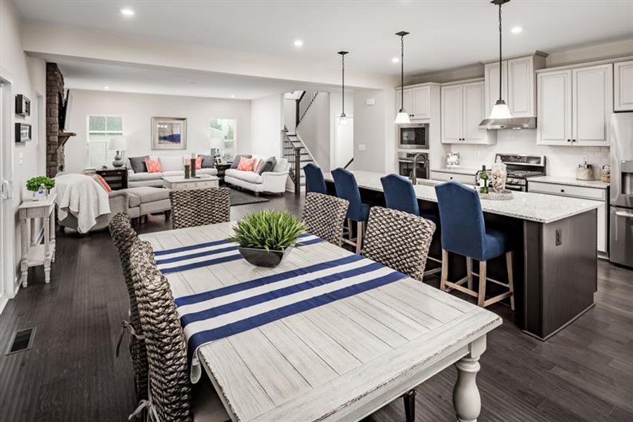 Representative furnished interior of a home built from the York by Ryan Homes in Berkeley, Spartanburg (Image 18).