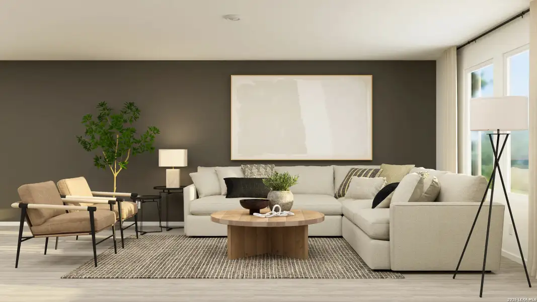 Furnished interior view inside a new home in Voss Farms, New Braunfels (Image 25).