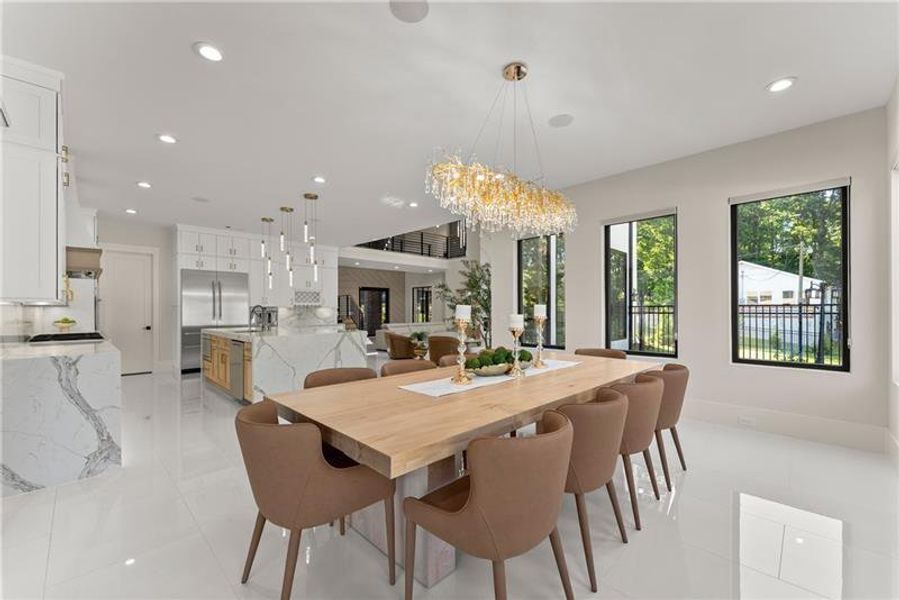 Furnished interior view inside a new home in , Lawrenceville (Image 94).
