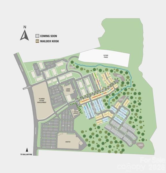Terraces at the Exchange Site Map