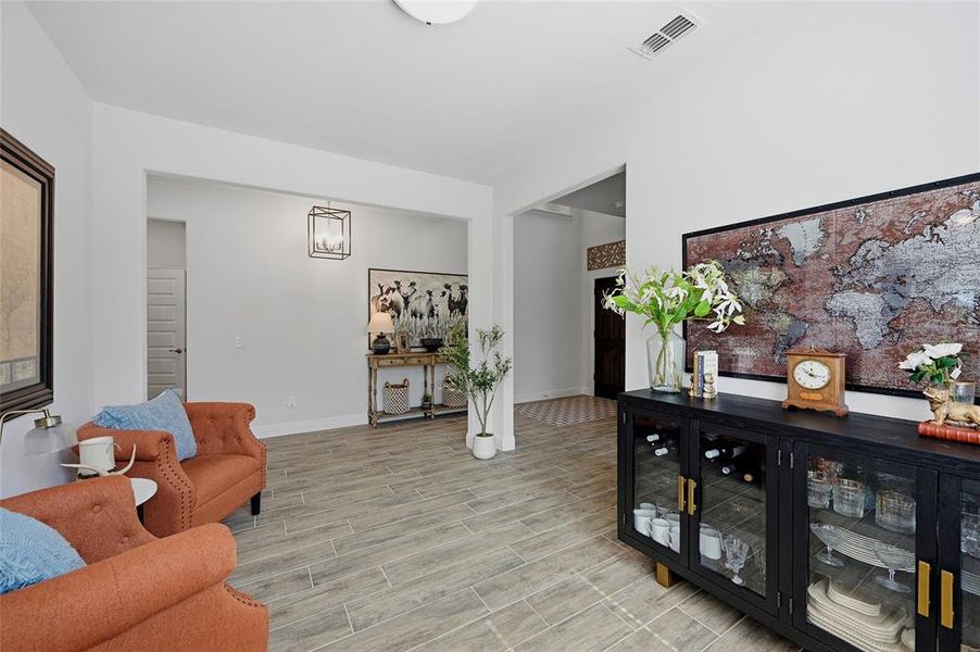 Furnished interior view inside a new home in , Whitesboro (Image 17).