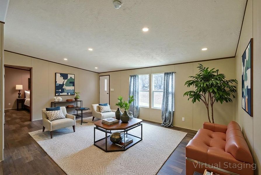 Furnished interior view inside a new home in , Trinity (Image 6).