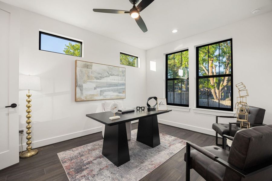 Furnished interior view inside a new home in , Houston (Image 12).