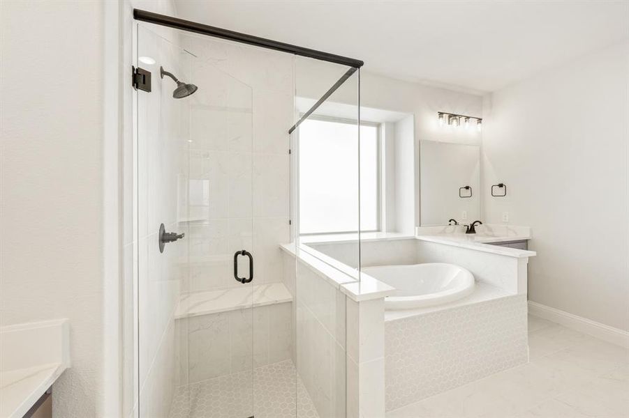 Furnished interior view inside a new home in Painted Tree, McKinney (Image 8). Furnished interior view inside a new home in Painted Tree, McKinney (Image 8).