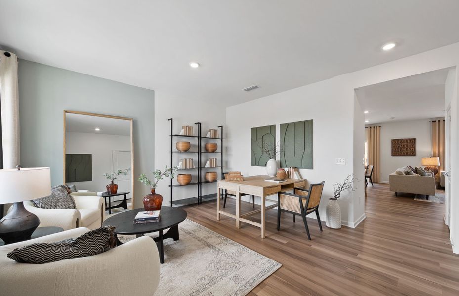 Furnished interior view inside a new home in Avery Ridge, Gainesville (Image 4).