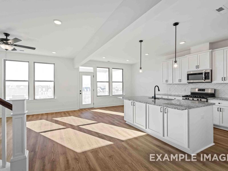 Representative furnished interior of a home built from the The Willow C by Davidson Homes LLC in Woods Crossing, Gallatin (Image 13).