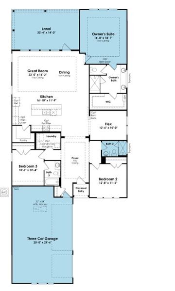 2D floor plan layout of this home in Salt Grass at Ward Creek, Panama City Beach, FL (Image 3). 2D floor plan layout of this home in Salt Grass at Ward Creek, Panama City Beach, FL (Image 3).