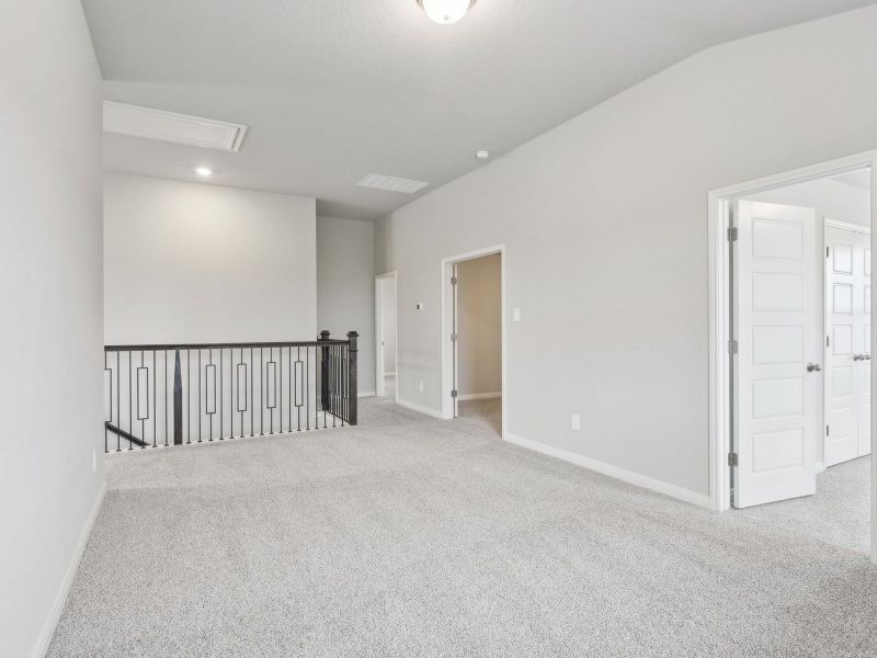 Second floor landing in the San Jacinto floorplan at a Meritage Homes community.