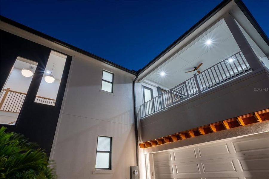 Exterior details and patio area of a home in , Sarasota (Image 34).