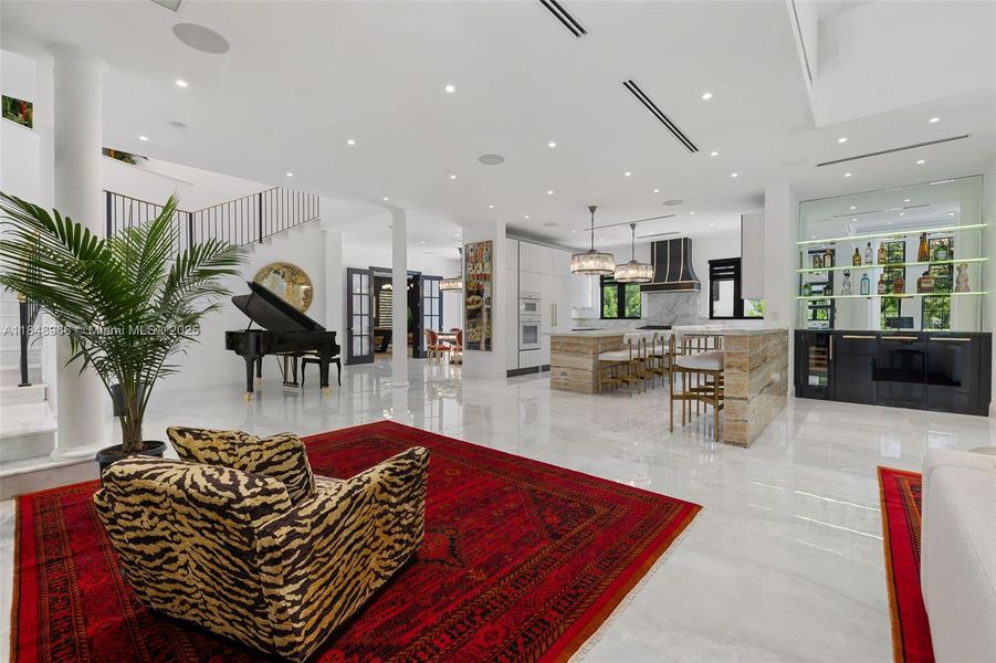 Furnished interior view inside a new home in , Miami Beach (Image 48). Furnished interior view inside a new home in , Miami Beach (Image 48).