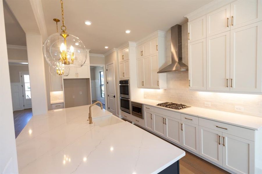 Furnished interior view inside a new home in Bellmoore Park, Johns Creek (Image 15).